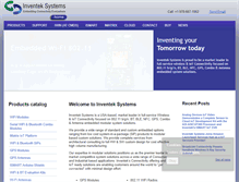 Tablet Screenshot of inventeksys.com